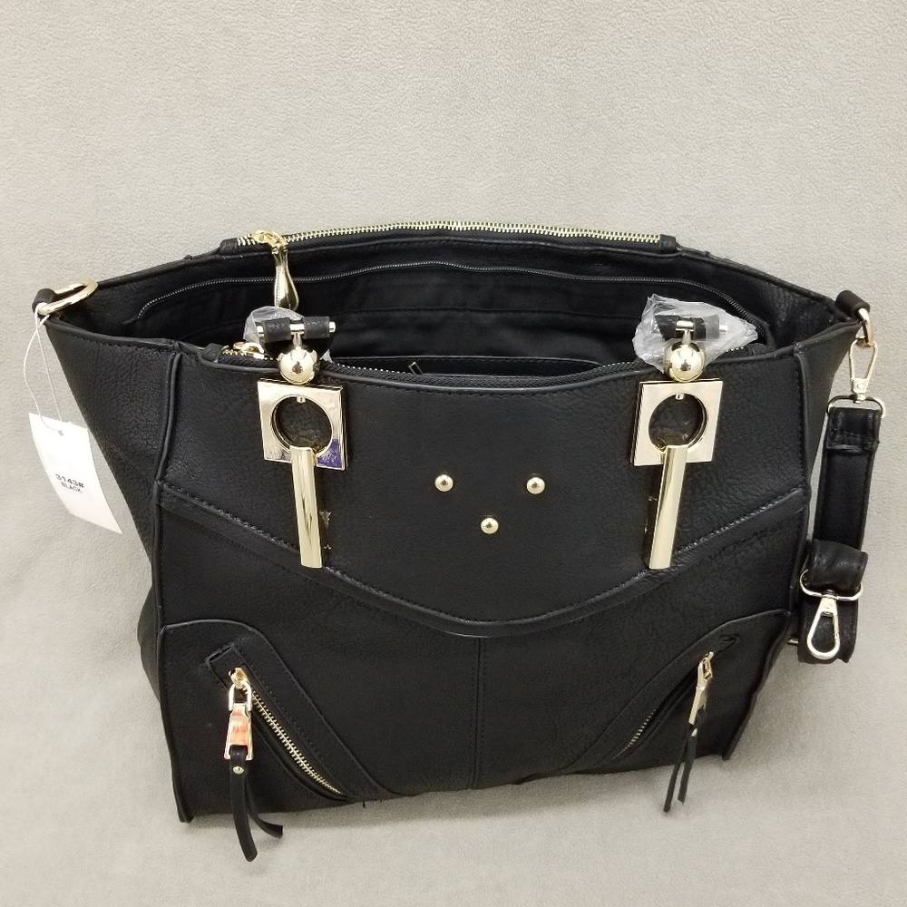 NWT Faux Leather Handbag